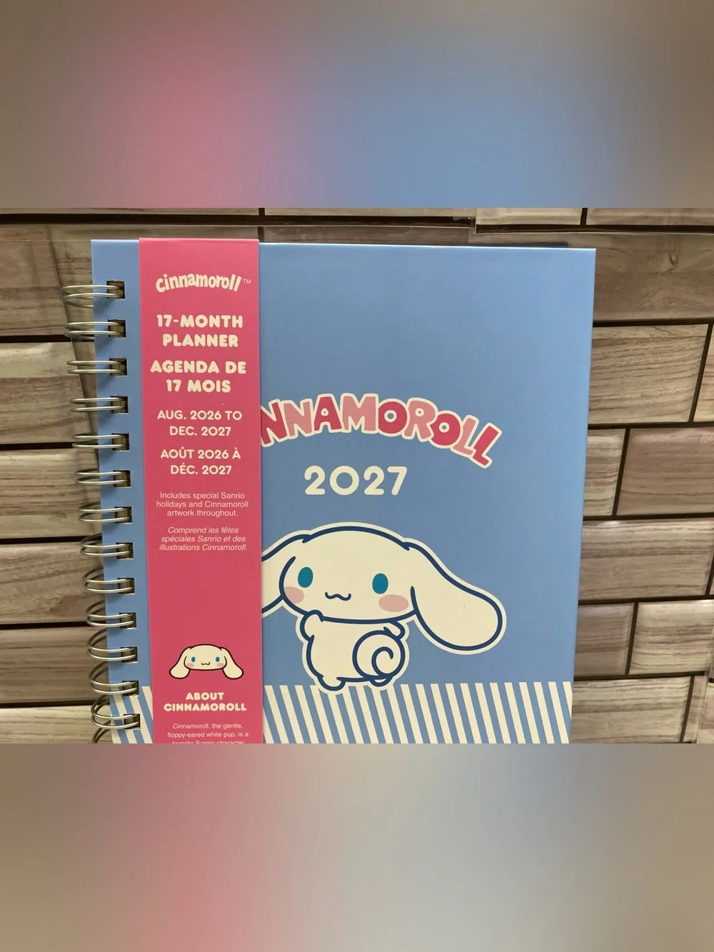 Cinnamoroll ❤️ 2027 17-month Monthly & Weekly Planner / Agenda New